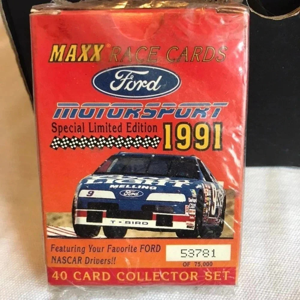 Vintage Ford Maxx Race Cards 1991 40 pieces card collector Set